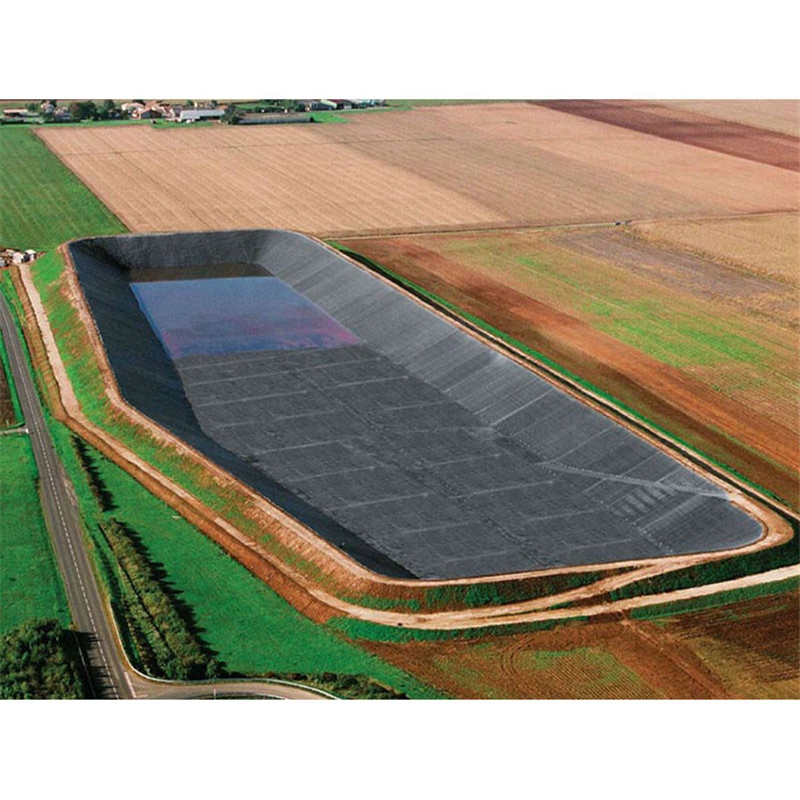 Подкладка для пруда на рыбной ферме ASTM HDPE геомембрана 100% натуральный материал для аквакультуры