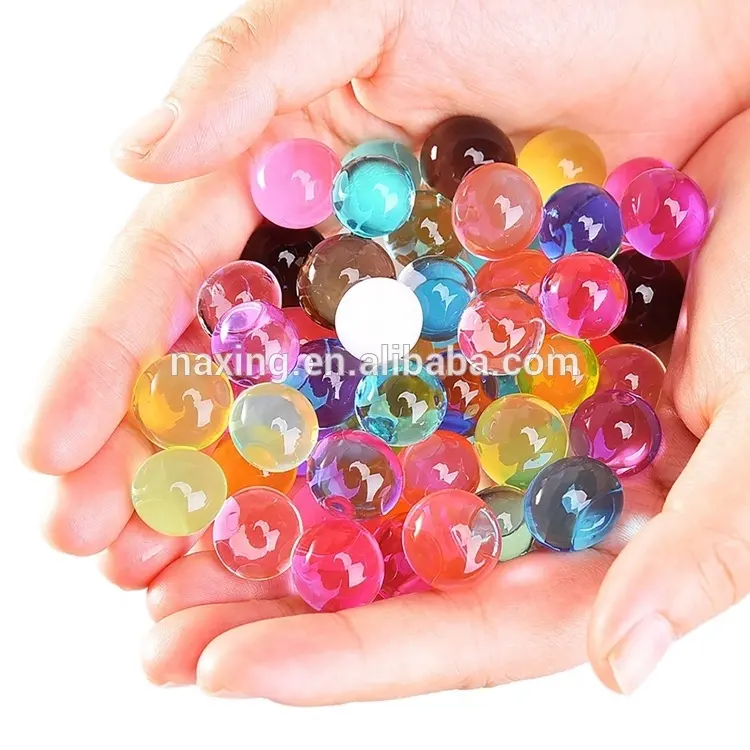 Expanded shape water beads toy absorbent polymer beads ball jumbo pearl  for Toys and Decor