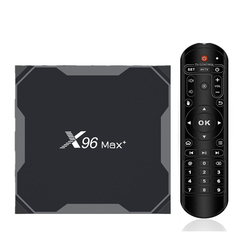 Фабрика X96 max plus S905X3 tv box X96 MAX + 4 Гб оперативной памяти, 32 Гб встроенной памяти, Android 9,0 8K tv box 4 Гб 64 Гб Лидер продаж smart Декодер каналов кабельного телевидения компьютерной приставки к телевизору для ТВ-приставки X96max +