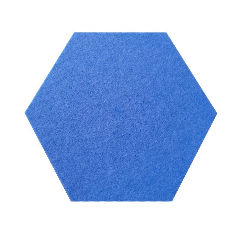 Hexagonal polyester sheet fireproof sheet 348*301*174MM sound insulation panel material decoration use