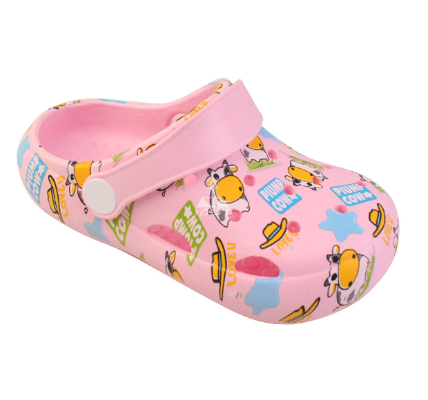Printed soft eva kid clogs