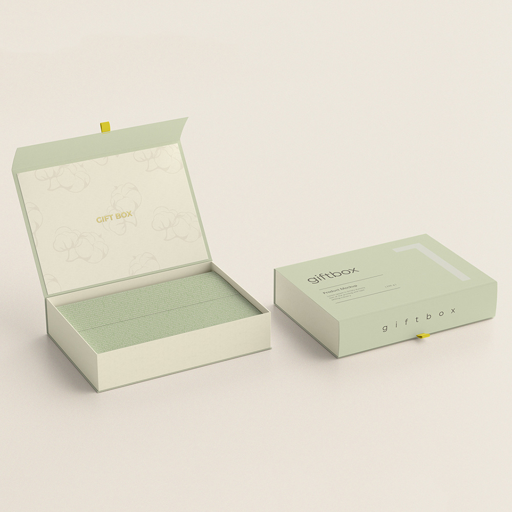 Luxury Paper Gift Box Rigid Cardboard Book Shape Magnetic Lid Gift Boxes with Magnet Closure