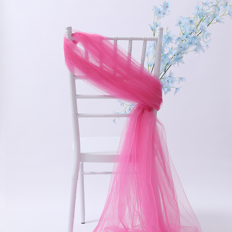 party decoration chiffon chair sash wedding chair covers