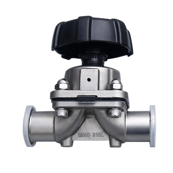 Quick fit clamp manual stainless steel 316 sanitary diaphragm valve dn25
