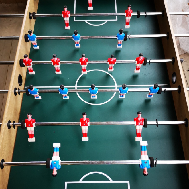 LANDER-MAN Popular Big Soccer Foosball Table Games