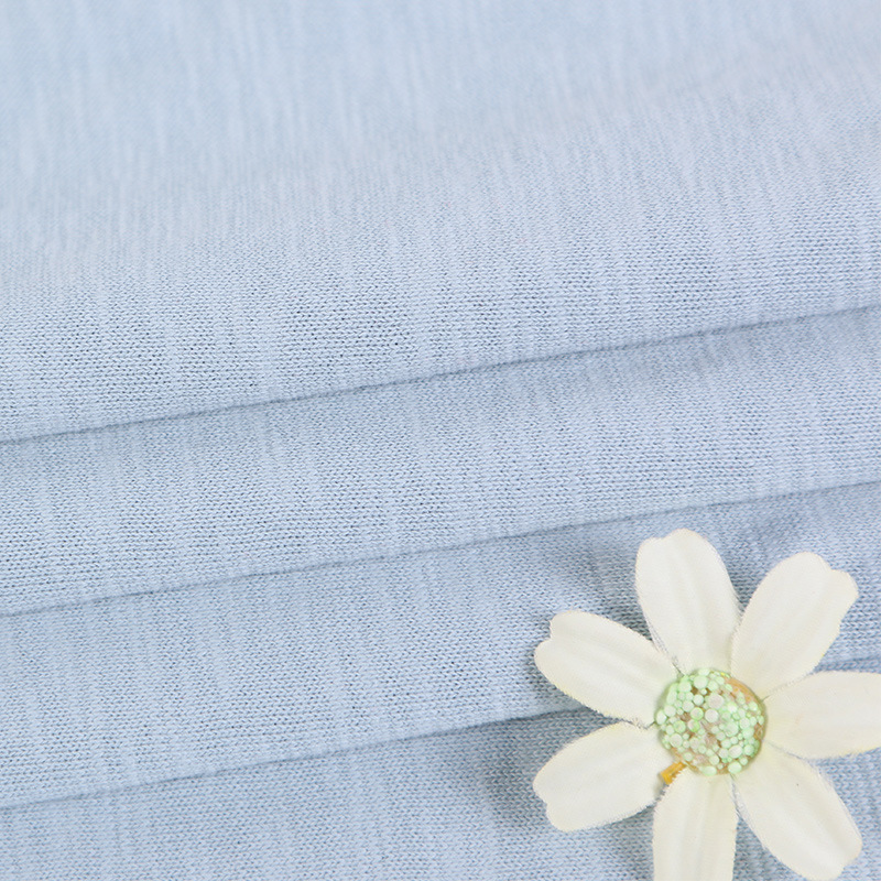 Custom multicolor 100%cotton bamboo french terry fabric t shirt cloth fabric