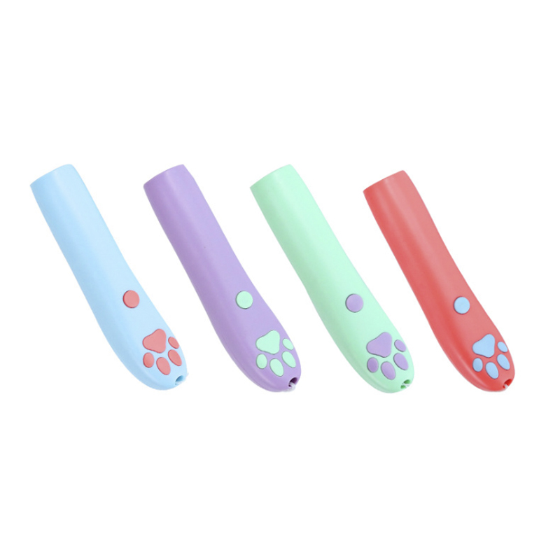 Laser Teasing Cat Toy, Electronic Laser Cat Toy, Cat Paw Shape Laser Pen Tease Pet Cat Interactive Toy