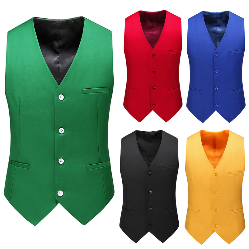 Fashion Man Business Vest Size Plus High Quality