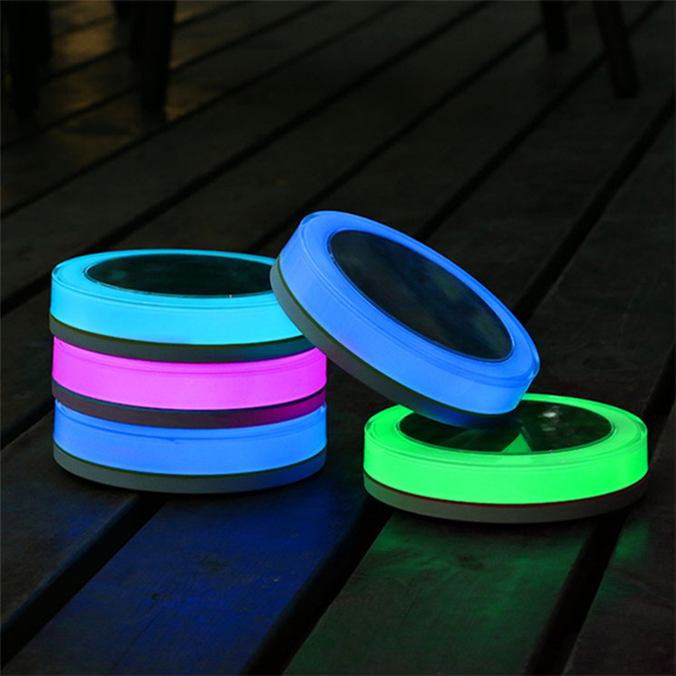 IP68 Водонепроницаемые солнечные светодиодные RGB подводные огни для бассейна с дистанционным управлением для фонтана отеля