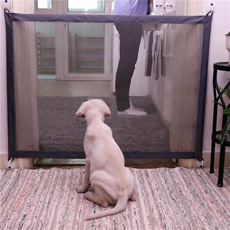 CHENG YI Pet Barrier Portable Folding Breathable Mesh Net Dog Separation Guard Gate Pet Isolated Fence