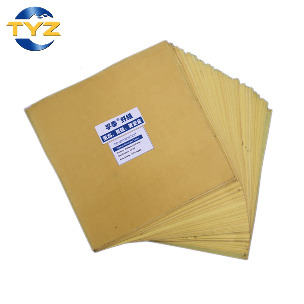 225gsm aramid bulletproof fabric for body armor