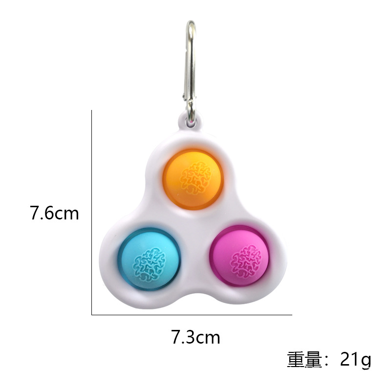 Factory Direct Selling Silicone Bubble Pop Sensory Toy It Simple Dimples Fidget Toys,Autism Special Needs Stress Reliever Toy