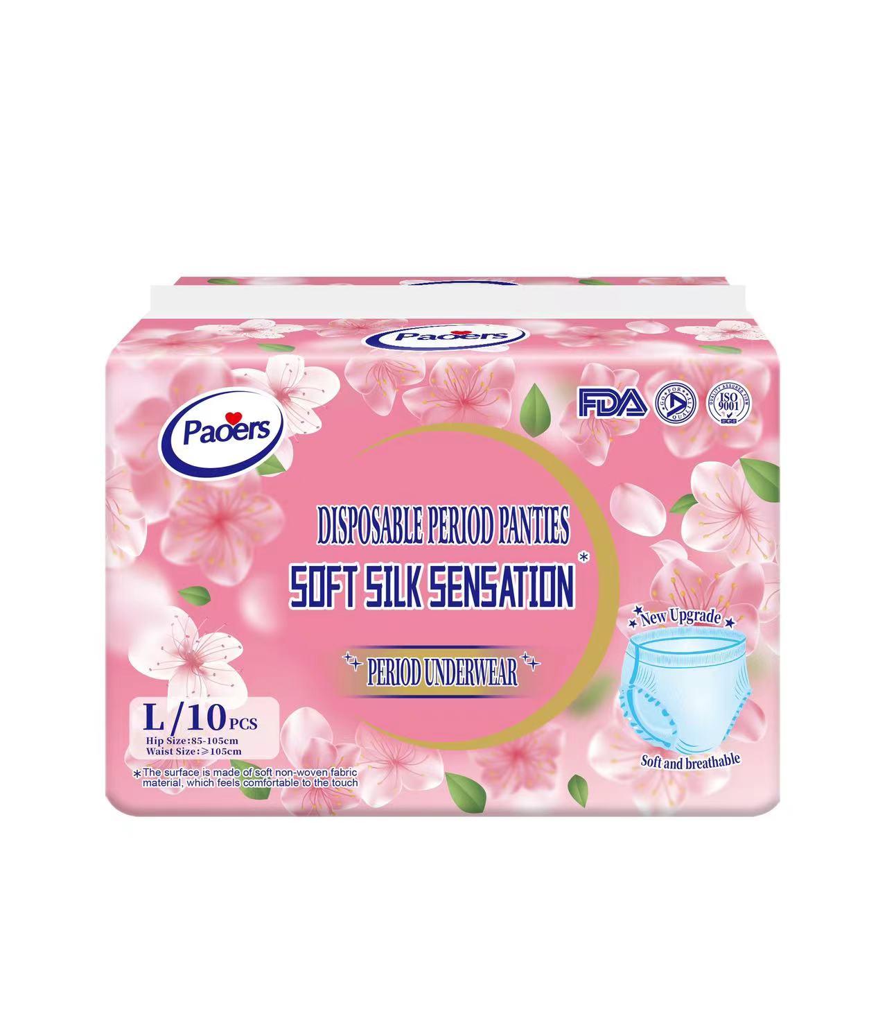 Perfect design OEM Hygiene Sanitary Women Women's Anti-Leakage Striped Menstrual Pants Sanitary Pants For Period Care