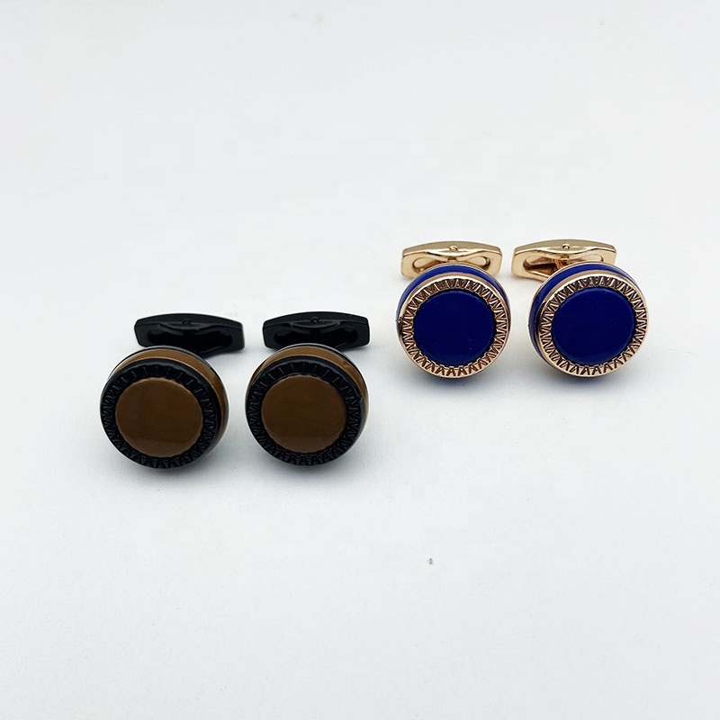 2021 Newest Metal Mens Suit Shirt Cufflinks Wholesale Price for Anniversary
