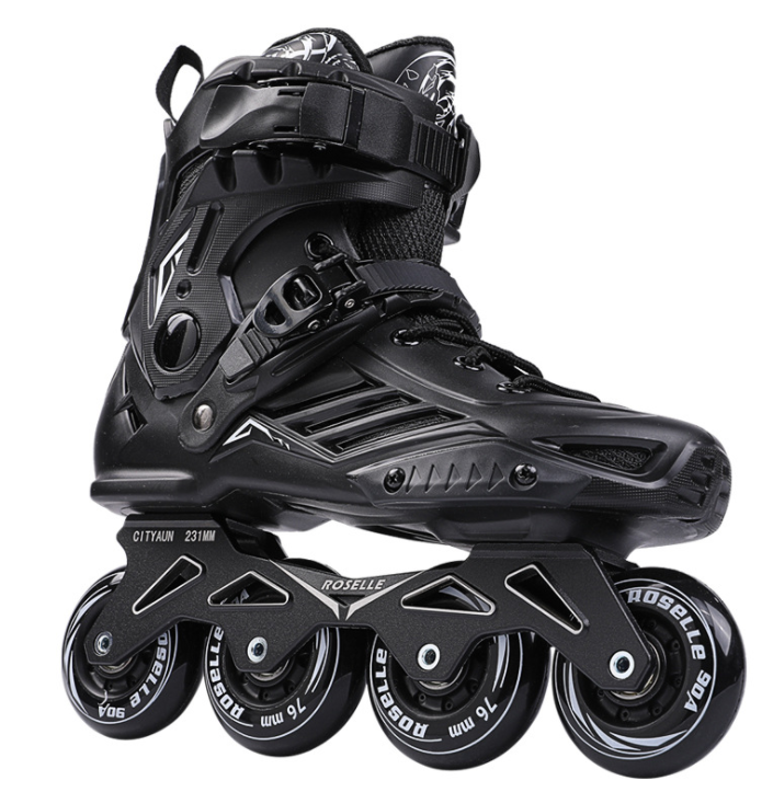 Hot Selling Cheap Four Wheel inline Professional Speed Slalom Sliding Free Skating Roller Skate Shoes For Adult Man