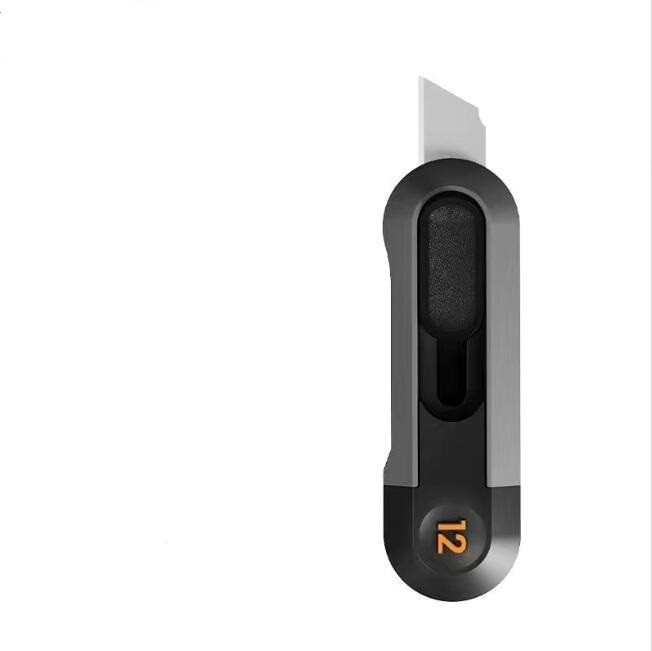 Mini Knife Pocket Stationery Front Self Locking Box Cutter Auto Retract Upgraded Office Supplies