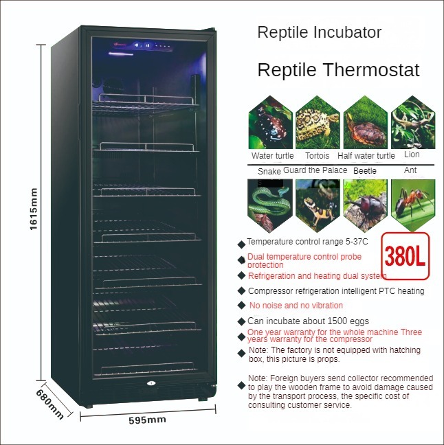 Customize 90L 450L 760L Big Capacity Seeds Plant Incubator Reptile Egg Tortoise Snake Thermostatic Incubator