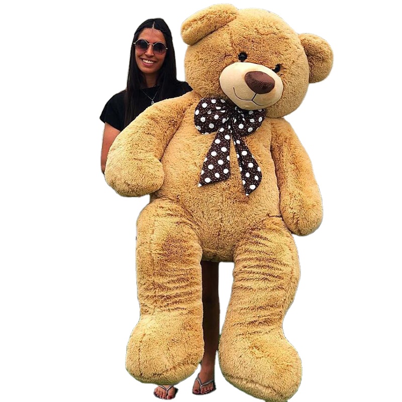 Niuniu Daddy 63in/160 см Kawaii Peluches гигантский классический плюшевый мишка с бантом из мягкой игрушки: хороший выбор для детей на день рождения подарок на вечеринку
