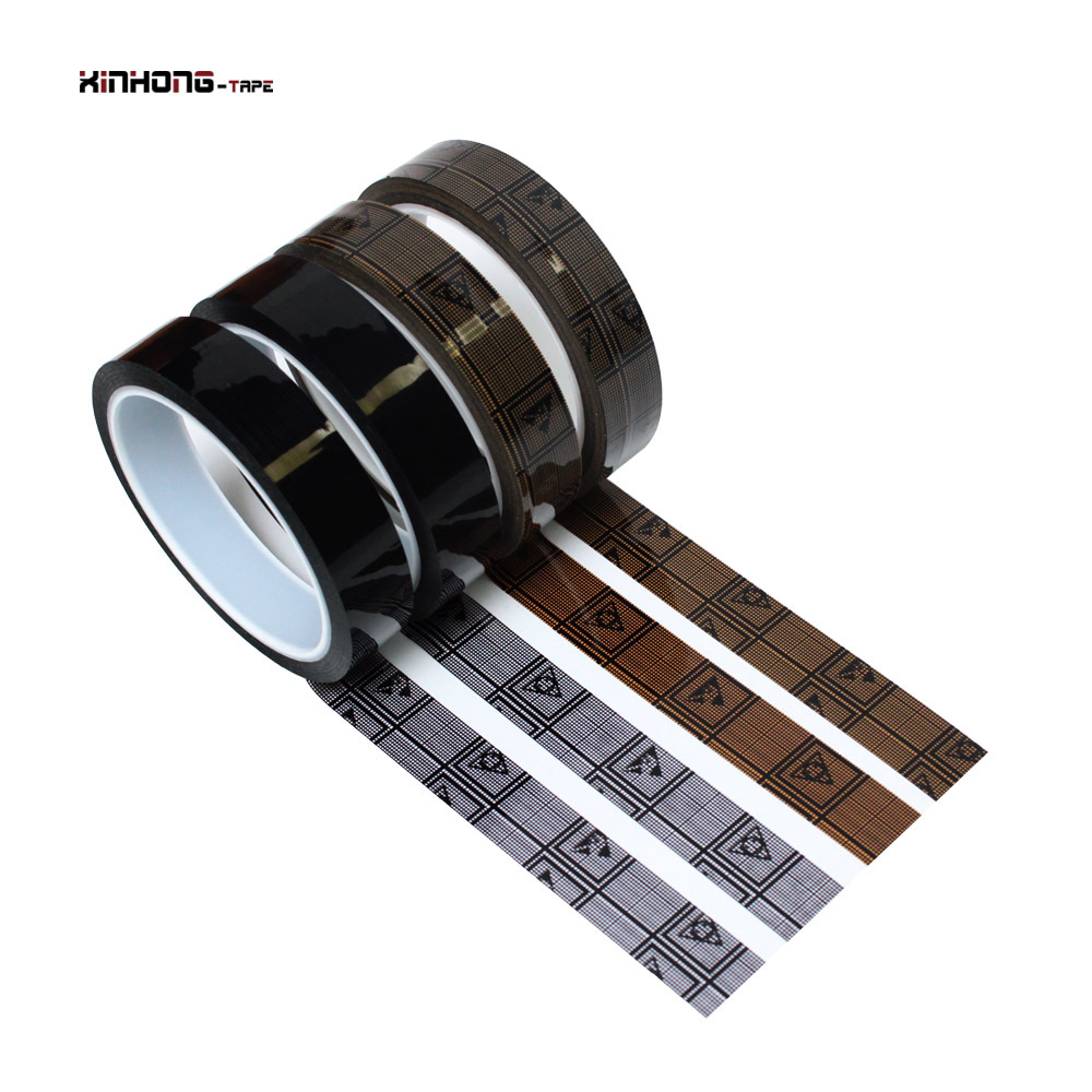 2- Yellow Black Color Mesh EMI Shield Conductive Protection Low Static Anti-Static OPP Film Grid ESD Self Adhesive Tape