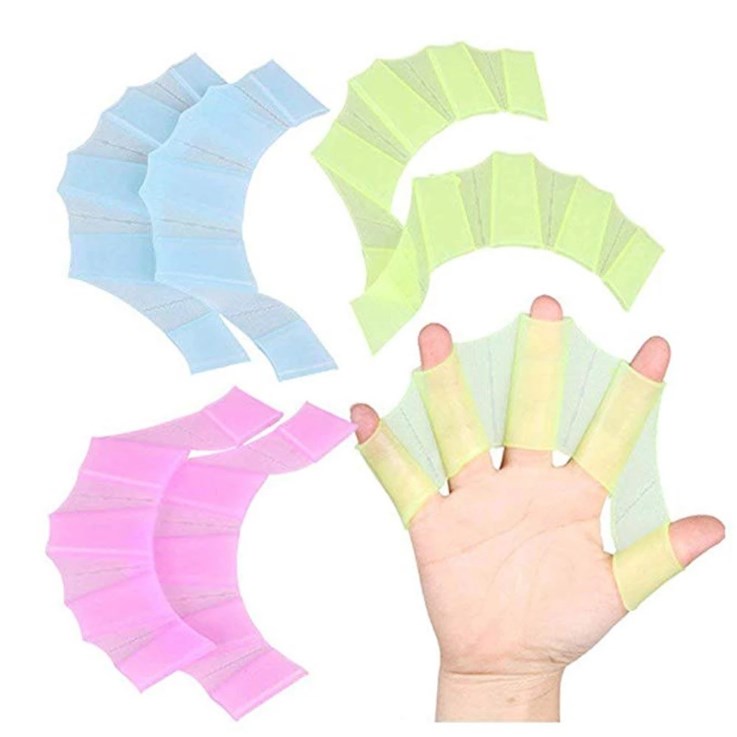 silicone swim palm diving summer silicone swimming water equipment