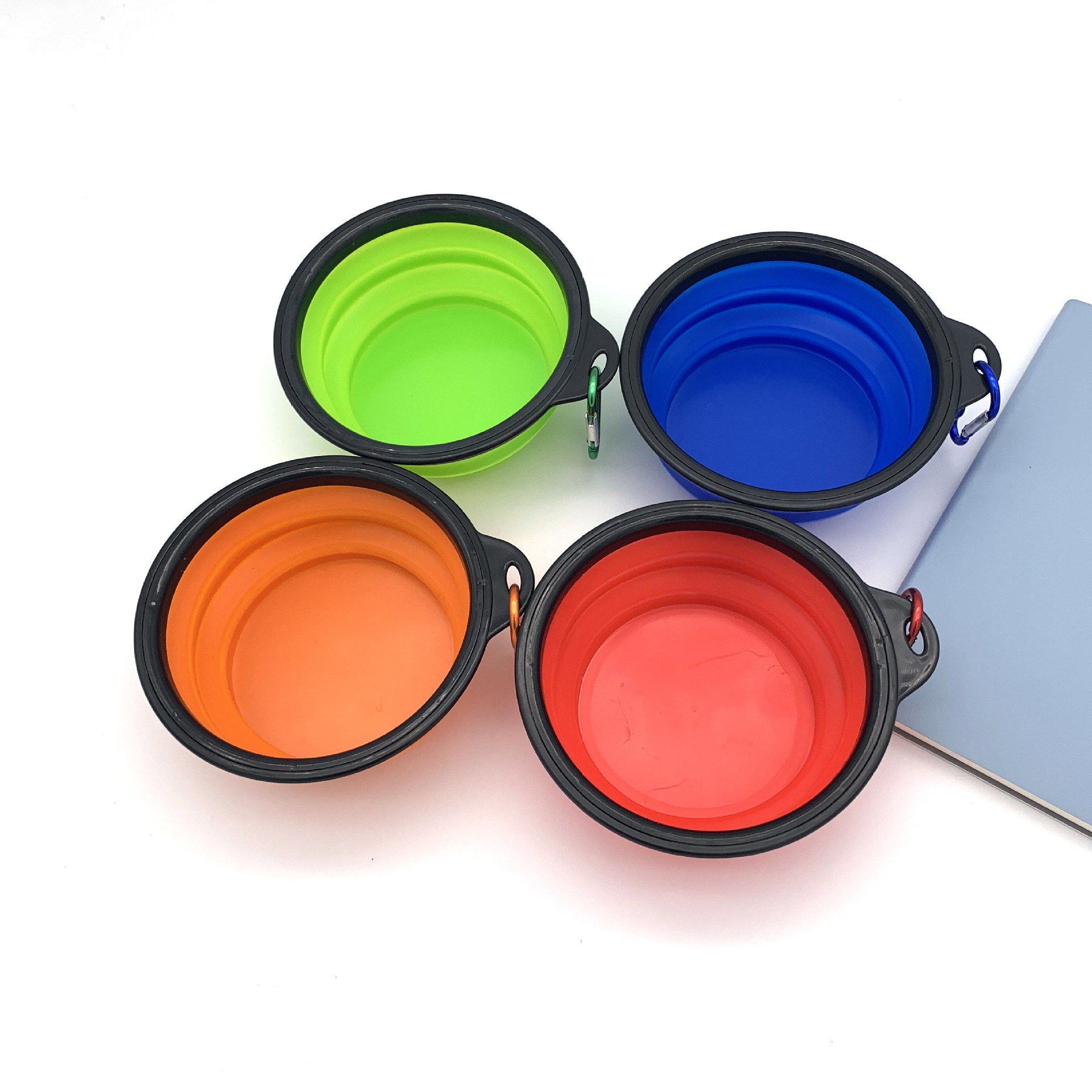 Dog Travel Silicone Bowl Portable Foldable Collapsible Pet Cat Dog Food Water Feeding Travel Outdoor Bowl Pet Accessories