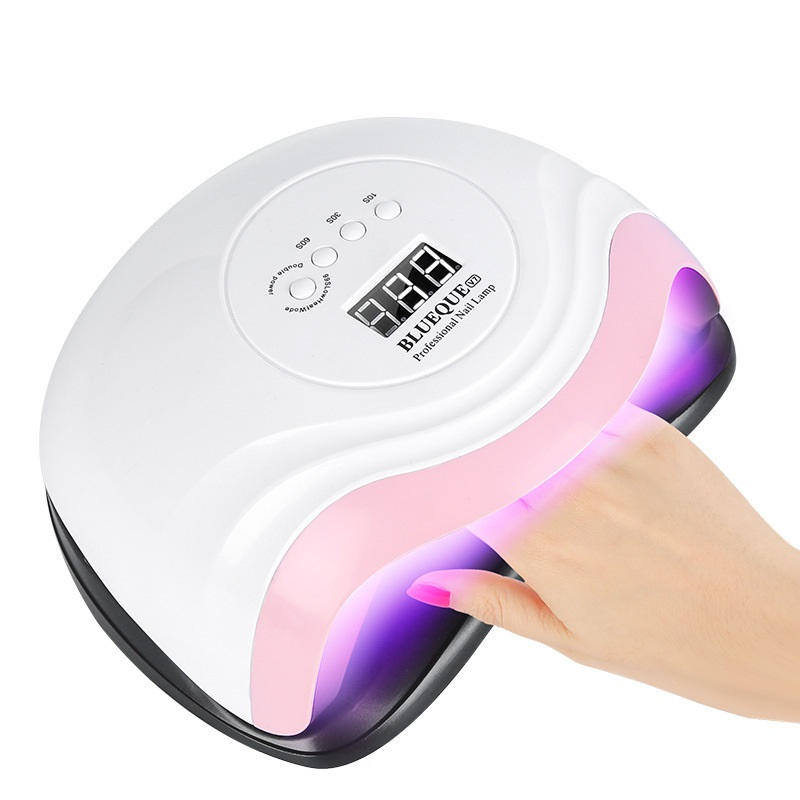 168W Professional Mini Nail Dryer Dual Light UV Led Nail Gel Polish Wireless Electric Nail Lamp Manicure Curing Therapy Machine