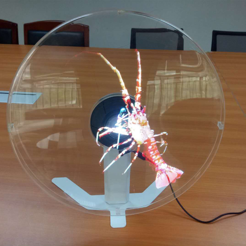 3D Wi-Fi голограмма невооруженным глазом, светодиодный дисплей, вентилятор, голографическая рекламная машина