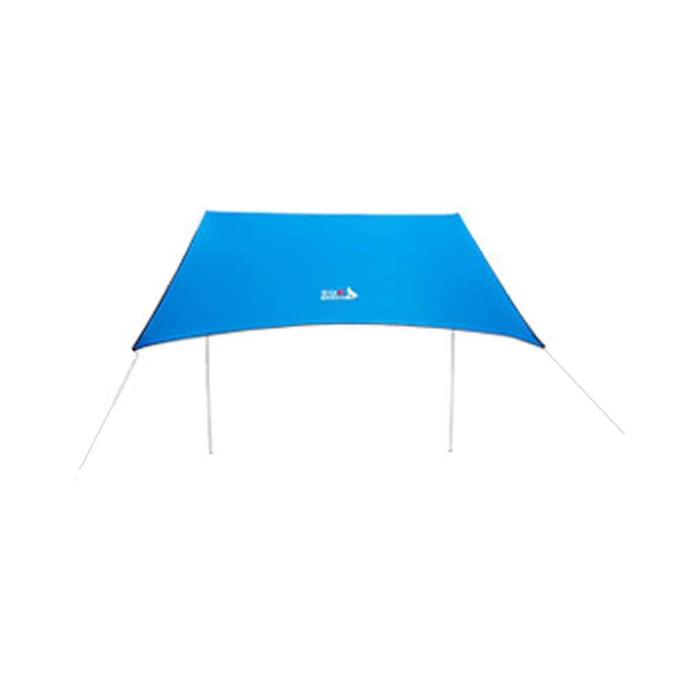 Outdoor camping 3*3 sun shelter with sunscreen, rainproof beach, silver curtain