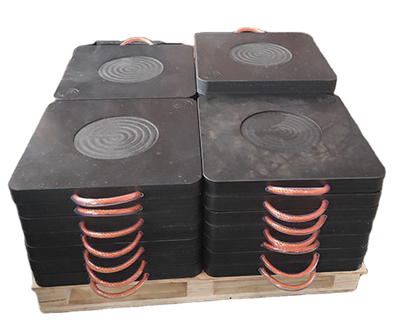 Manufacture of china 40mm 50mm 60mm uhmwpe outrigger pads for crane