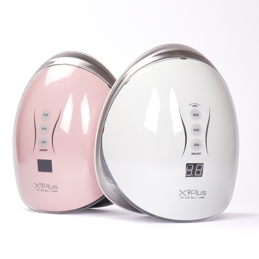 Ультрафиолетовая лампа для ногтей Deluxe X9plus с двойным светом, перезаряжаемая 48 Вт Светодиодная лампа для сушки ногтей для маникюра