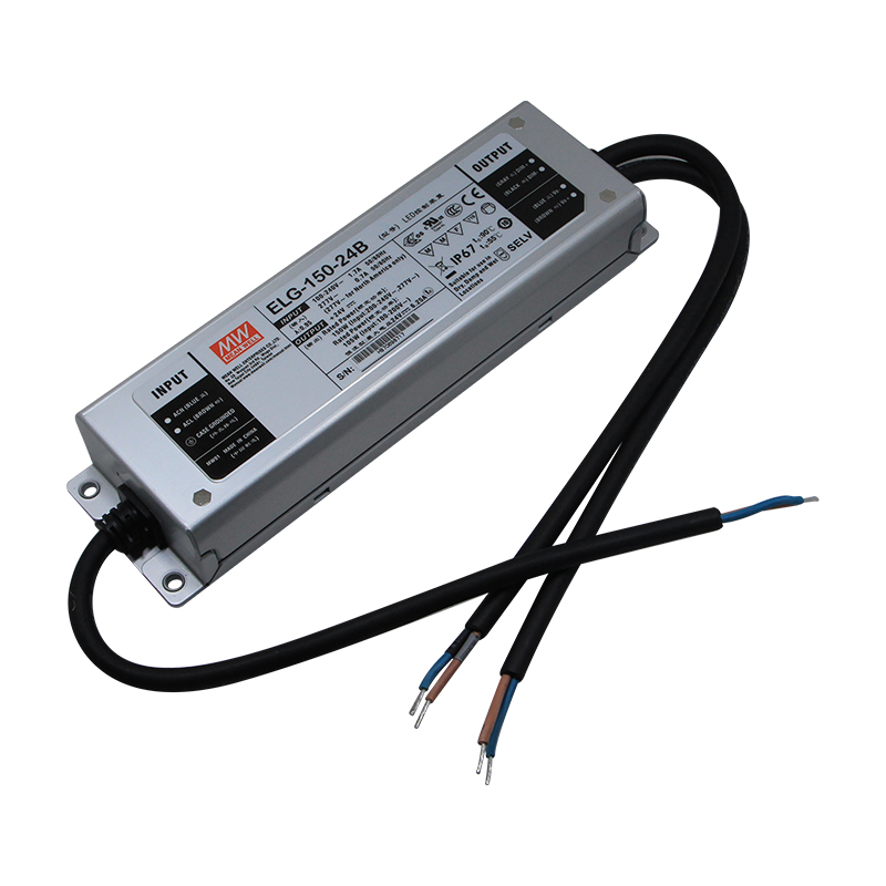 Светодиодный драйвер Meanwell ELG-150-24B-3Y 150 Вт, светодиодный драйвер 3 в 1 с регулировкой яркости и постоянным напряжением, тонкий водонепроницаемый источник питания