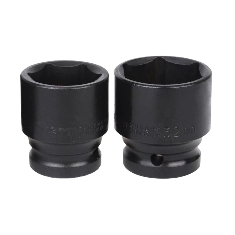 High Quality 1/2" Air Impact Socket Tools for Vehicle Maintenance SAE Standard Deep Sockets