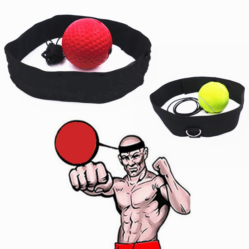 Professional Boxing Speed Response Target Durable Adjustable Training Boxing Ball React Head Ball