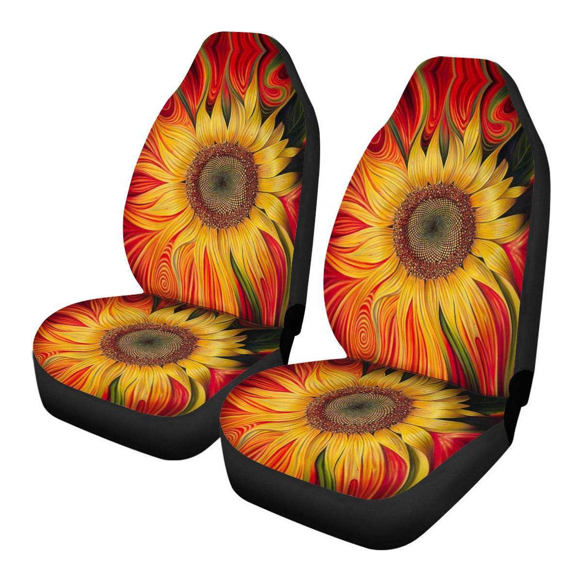 Y2K Car Seat Covers 2pcs Seat Covers for Car Seat Covers Universal Size Fashion Car Seat Covers with Printed