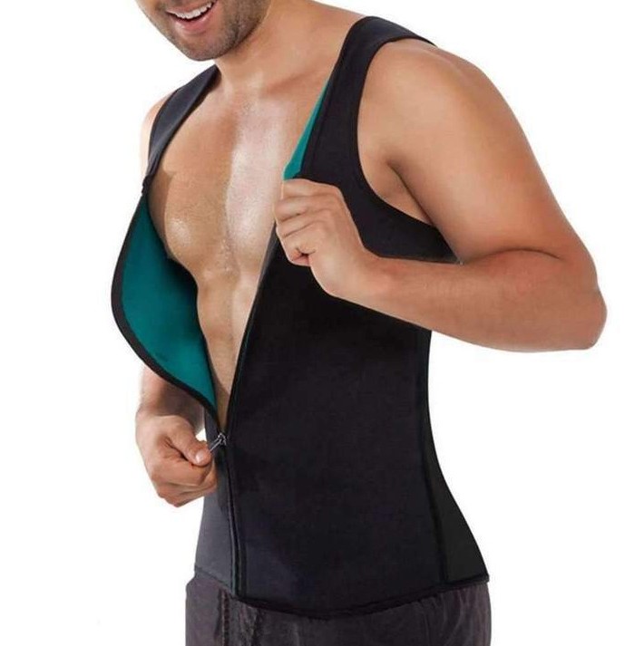 Тренировочная майка для мужчин для похудения Body Shaper неопрена пот жилет
