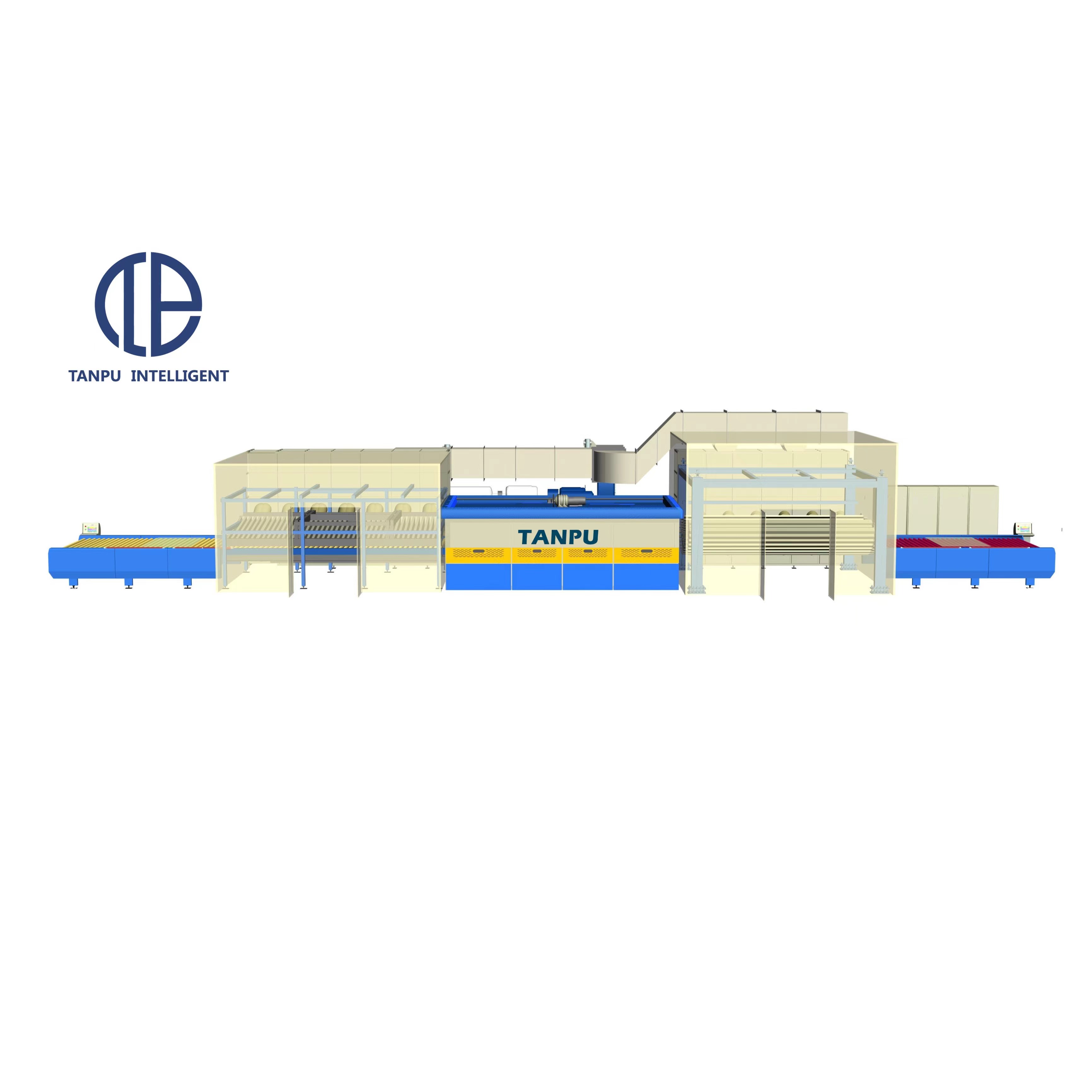 Siemens ПЛК-система конвекционная автомобильная Ламинированная Машина для резки стекла закаленная машина