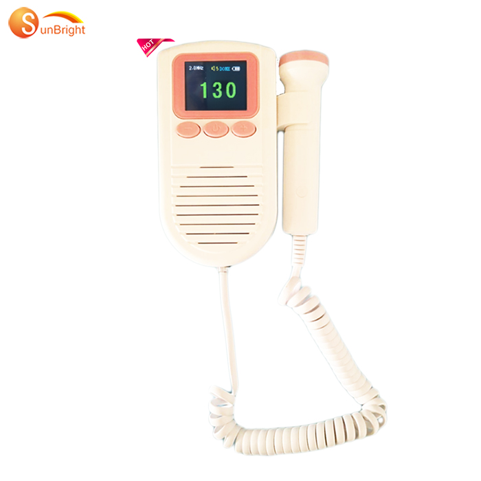 Medical Ultrasonic High-Fidelity Sound Fetal Doppler baby heart monitor SUN-200E