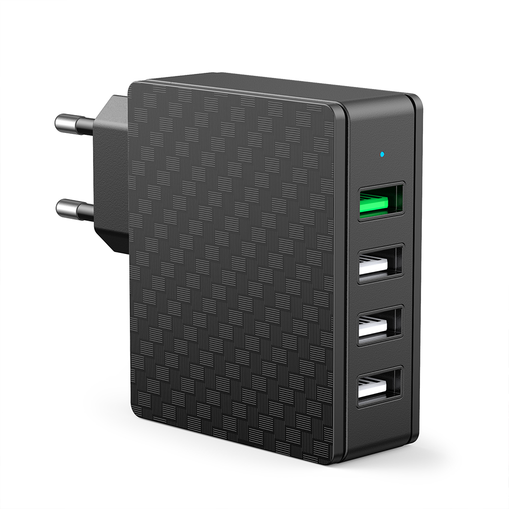 Стены вилки QC3.0 несколько стены адаптер 5 в 3.1A зарядки быстрой зарядки ЕС США Plug