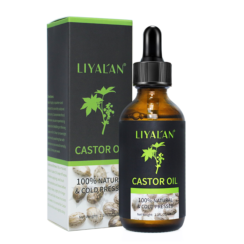 Private label Organic Pure Natural jamaican black cold pressed Essentia Hair Growth Black Castor Oil