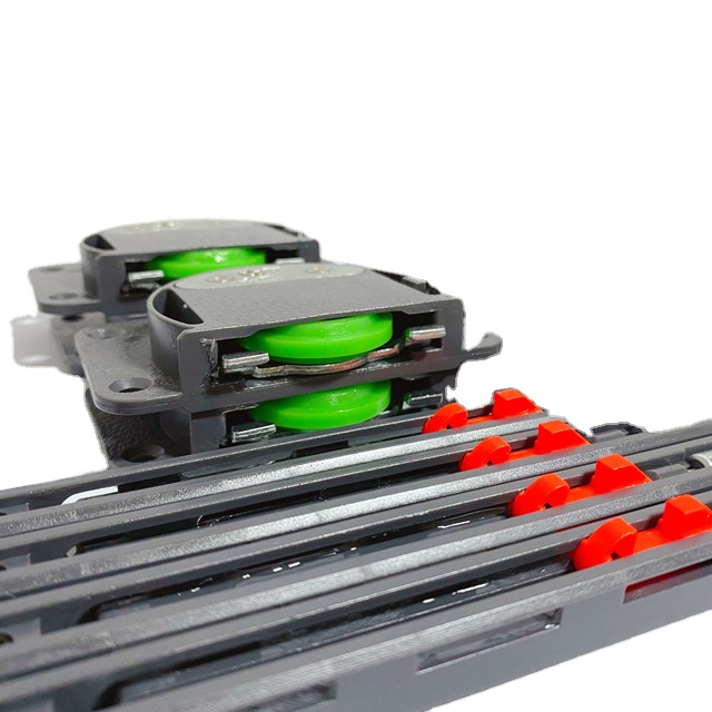 soft close door sliding system furniture sliding door roller with damper