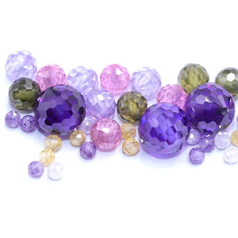 Available various color & size football shape cz stone beads