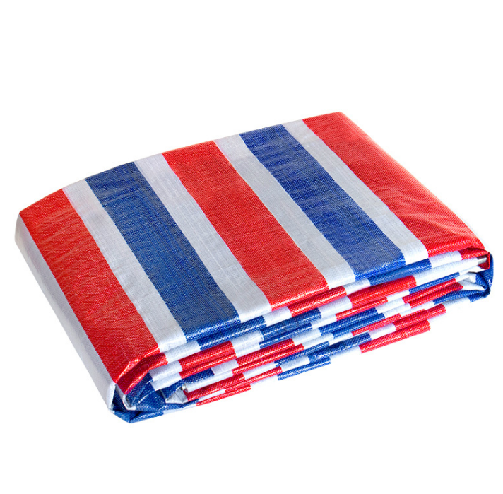 Construction of dustproof decoration and paving of engineering site enclosing colored stripe cloth