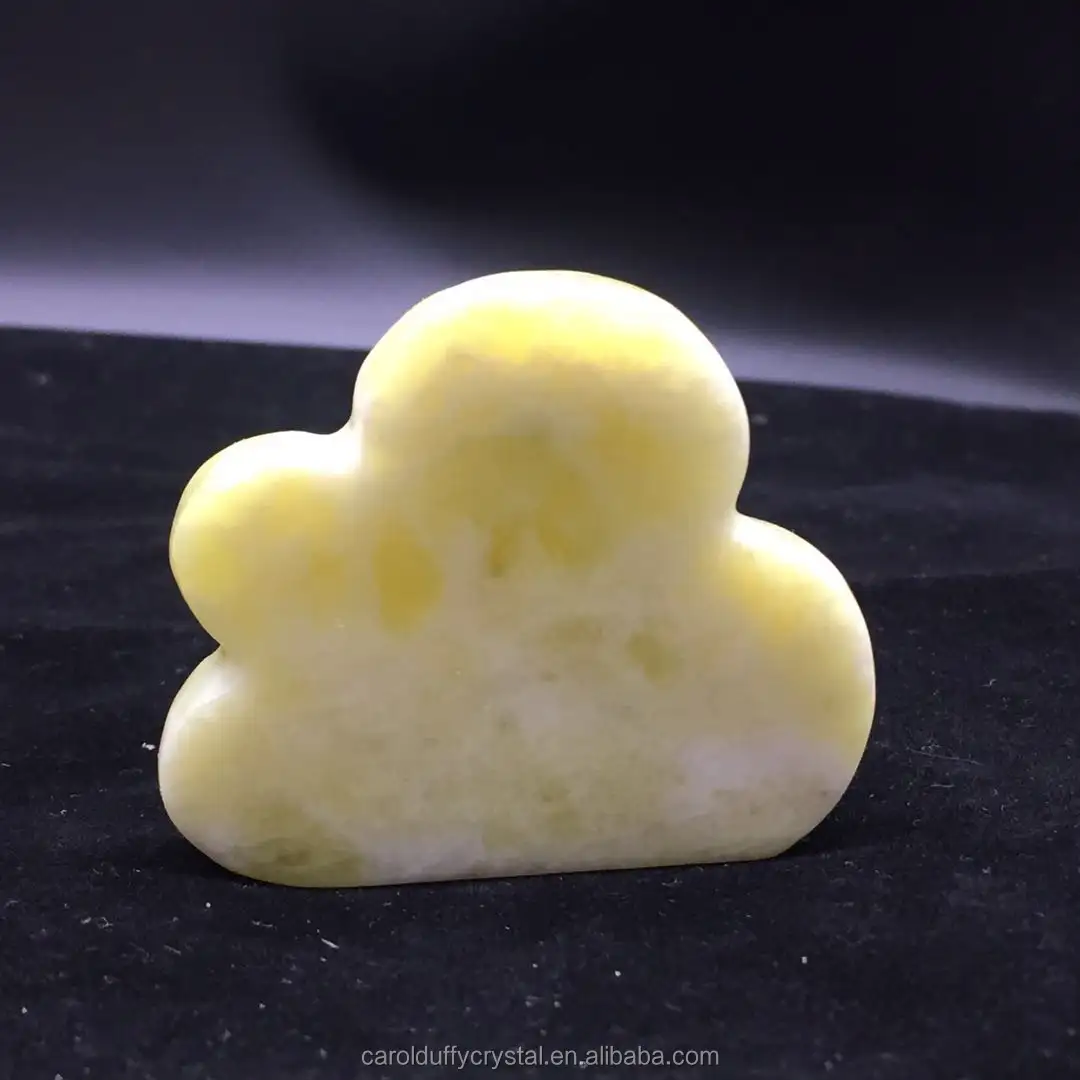 Healing Wholesale High Quality Natural Lantian Jade Quartz Crystal Healing Carving Cloud For Decoration Gifts