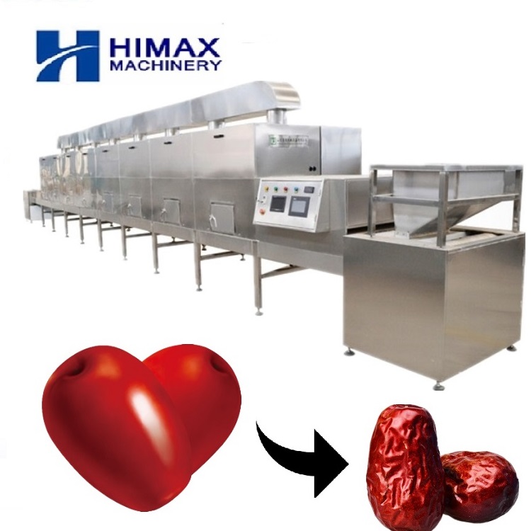 CE Certificated industrial easy to operate microwave leaf dryer Hot Air Conveyor Mesh Belt Microwave Dryer for peanuts