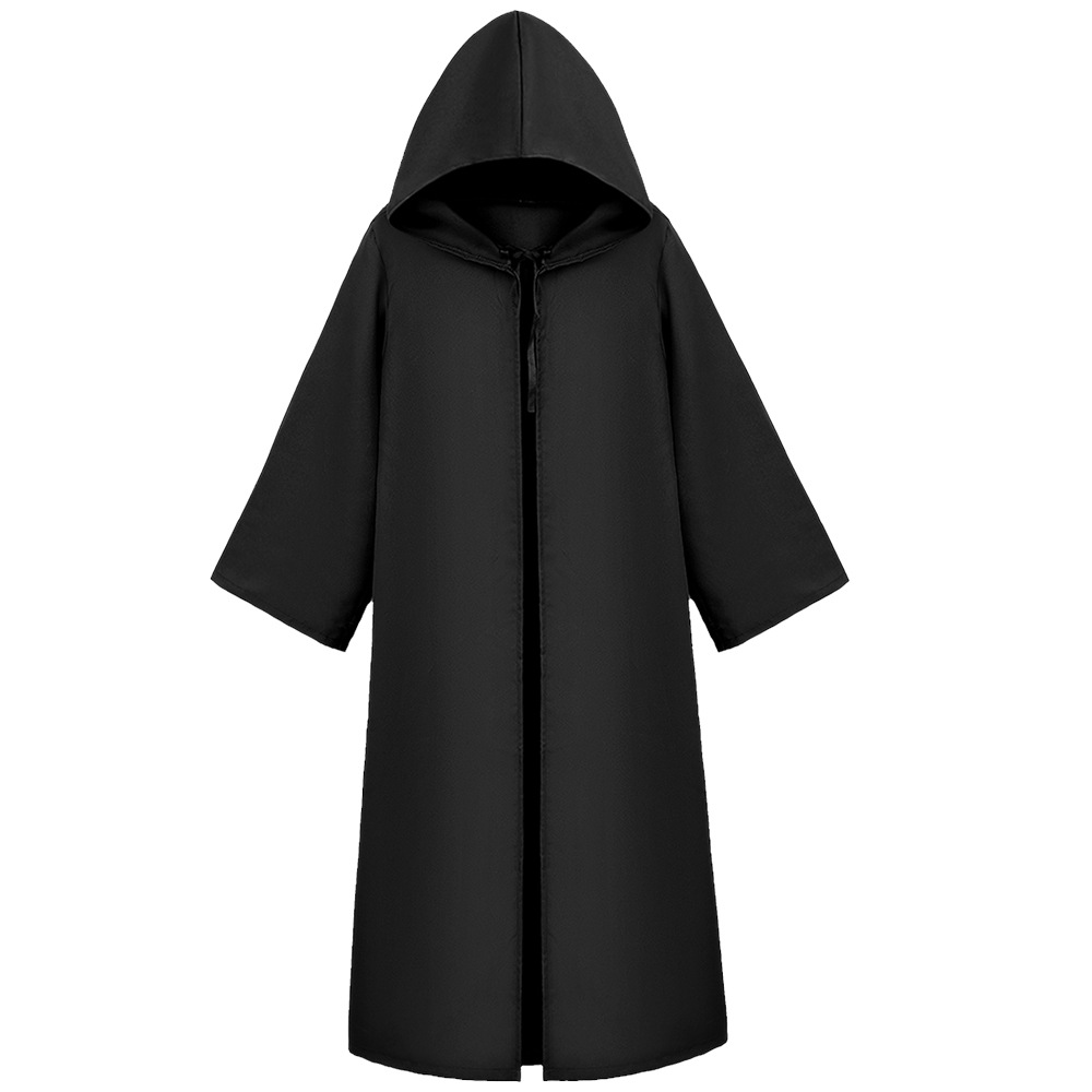 Europe and America Halloween props costume adult black cloak cloak wizard robe death vampire cosplay costume