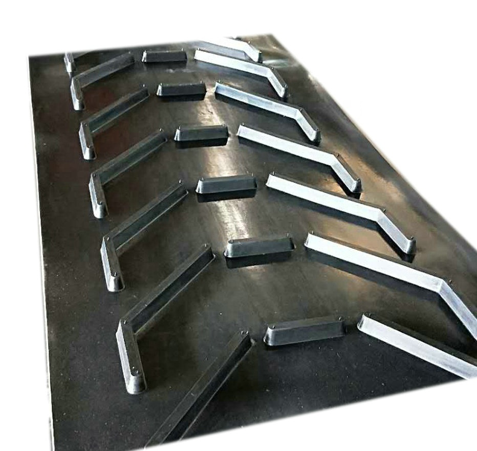 Pattern rubber conveyor belt C15 cleated cement belt conveyors