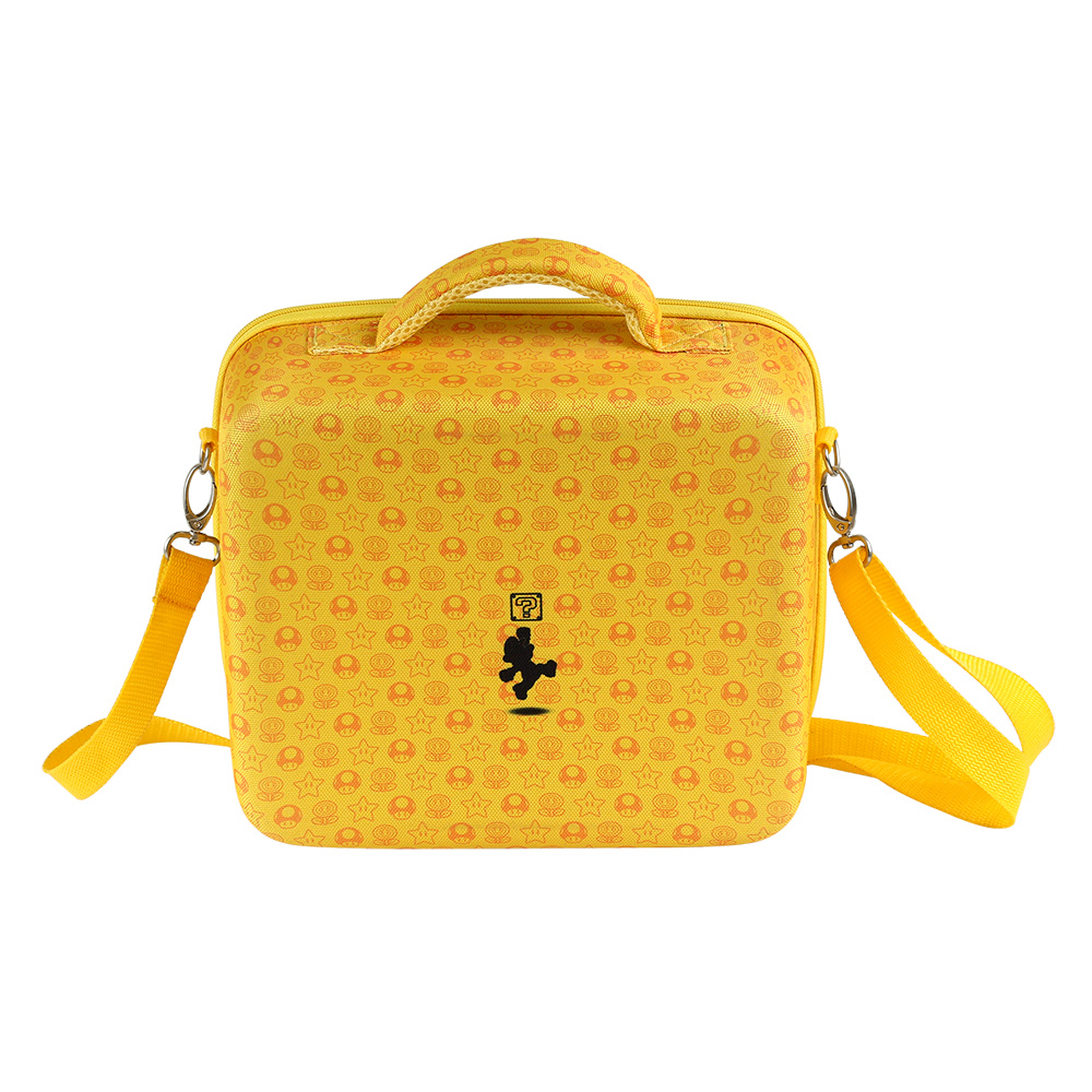 Hot Selling Yellow Waterproof Shockproof Switch Mario Pattern Eva Case Storage Box