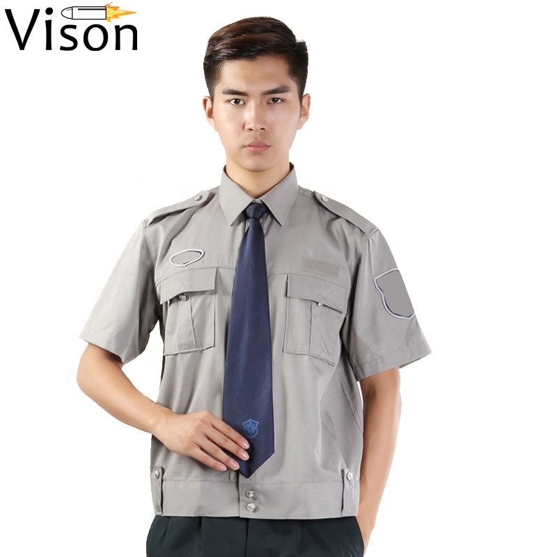 Private Security Guard Uniform Tactical Grey Security Uniform
