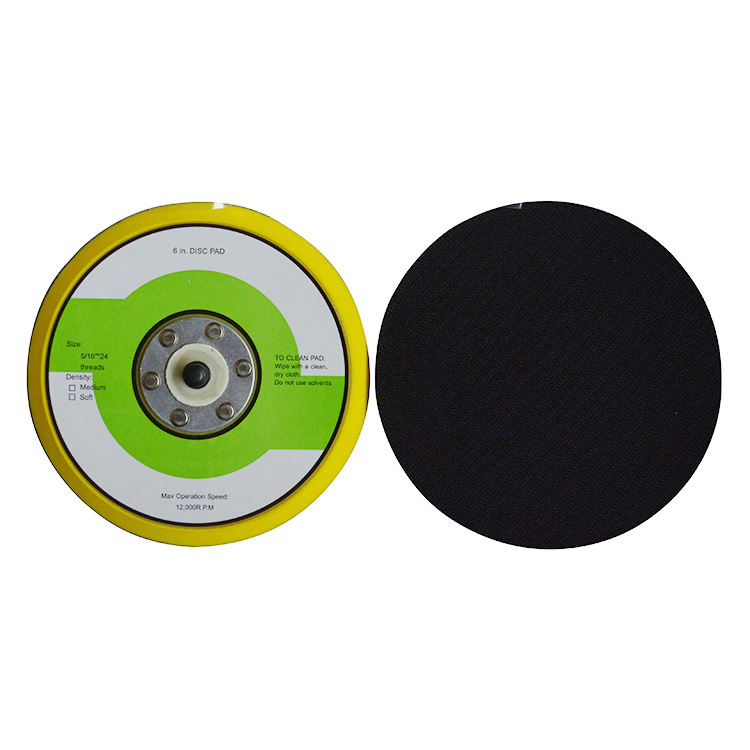 Upwood 6" Sanding Pad with or without Holes both Hook Loop Stick-on & Glue Sticker Sanding Disc Pad