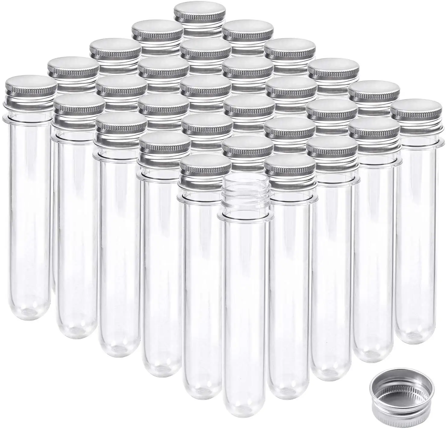 clear glass test tubes 18*180 mm size experiments party storage containers kitchen bath salt vials container kit